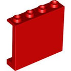 LEGO® los onderdeel Paneel in kleur Rood 60581