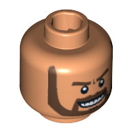 Plaatje in Gallery viewer laden, LEGO® los onderdeel Hoofd in kleur Noga 3626bpb0384