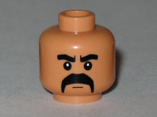 Plaatje in Gallery viewer laden, LEGO® los onderdeel Hoofd in kleur Noga 3626pb0381