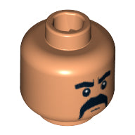 Plaatje in Gallery viewer laden, LEGO® los onderdeel Hoofd in kleur Noga 3626pb0381