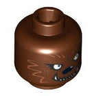 LEGO® los onderdeel Hoofd Roodachtig Bruin 3626bpb0390