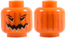Plaatje in Gallery viewer laden, LEGO® los onderdeel Hoofd in kleur Oranje 3626pb0388