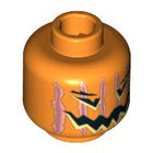 LEGO® los onderdeel Hoofd in kleur Oranje 3626pb0388