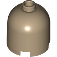 Plaatje in Gallery viewer laden, LEGO® los onderdeel Steen Rond Donker Geelbruin 30151