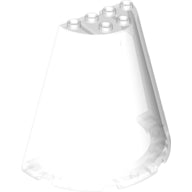 Plaatje in Gallery viewer laden, LEGO® los onderdeel Kegel in kleur Doorzichtig 47543