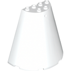 LEGO® los onderdeel Kegel in kleur Wit 47543