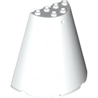 LEGO® los onderdeel Kegel in kleur Wit 47543