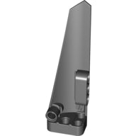Plaatje in Gallery viewer laden, LEGO® los onderdeel Technisch Paneel in kleur Zwart 64393