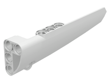 Plaatje in Gallery viewer laden, LEGO® los onderdeel Technisch Paneel in kleur Wit 64393