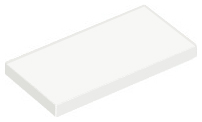 Plaatje in Gallery viewer laden, LEGO® los onderdeel Tegel Algemeen in kleur Wit 87079