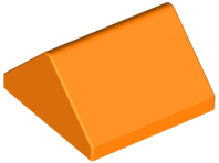 Plaatje in Gallery viewer laden, LEGO® los onderdeel Dakpan Algemeen in kleur Oranje 3043