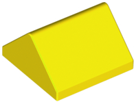 Plaatje in Gallery viewer laden, LEGO® los onderdeel Dakpan Algemeen in kleur Geel 3043