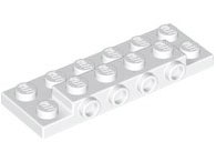 Plaatje in Gallery viewer laden, LEGO® los onderdeel Plaat Aangepast in kleur Wit 87609