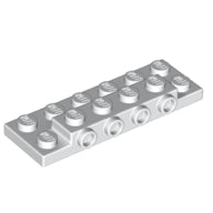 Plaatje in Gallery viewer laden, LEGO® los onderdeel Plaat Aangepast in kleur Wit 87609