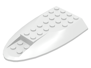 LEGO® los onderdeel Vliegtuig in kleur Wit 87615