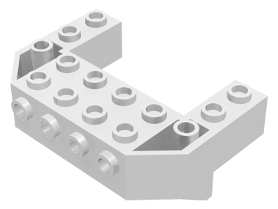 LEGO® los onderdeel Trein in kleur Wit 87619