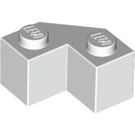 LEGO® los onderdeel Steen Aangepast in kleur Wit 87620