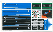 Plaatje in Gallery viewer laden, LEGO® stickervel set 4560-1 Railway Express