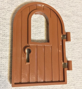 LEGO® los onderdeel Deur in kleur Roodachtig Bruin 64390