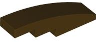 LEGO® los onderdeel Dakpan Gebogen Donker Bruin 61678