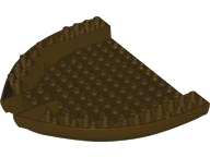 Plaatje in Gallery viewer laden, LEGO® los onderdeel Boot in kleur Donker Bruin 64651