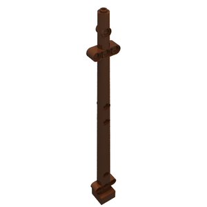 LEGO® los onderdeel Boot in kleur Roodachtig Bruin 48002a