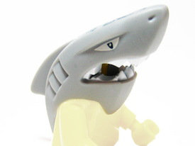 LEGO® Hoofd Aangepast Licht Blauwachtig Grijs 87756pb01
