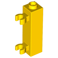 LEGO® los onderdeel Steen Aangepast in kleur Geel 60583b