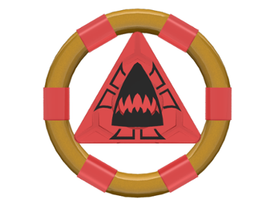 LEGO® los onderdeel Ring in kleur Doorzichtig Rood 87748pb03