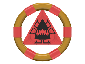 LEGO® los onderdeel Ring in kleur Doorzichtig Rood 87748pb03