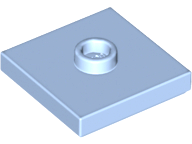 LEGO® los onderdeel Plaat Aangepast Helder Lichtblauw 87580