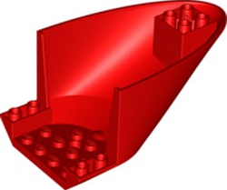 LEGO® los onderdeel Vliegtuig in kleur Rood 87616