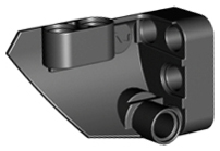 Plaatje in Gallery viewer laden, LEGO® los onderdeel Technisch Paneel in kleur Zwart 87086