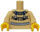 LEGO® los onderdeel Lijf met Motief Geelbruin 973pb0657c01