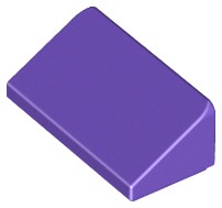 Plaatje in Gallery viewer laden, LEGO® los onderdeel Dakpan Algemeen Donkerpaars 85984