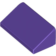 Plaatje in Gallery viewer laden, LEGO® los onderdeel Dakpan Algemeen Donkerpaars 85984