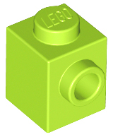 Plaatje in Gallery viewer laden, LEGO® los onderdeel Steen Aangepast in kleur Limoen 87087