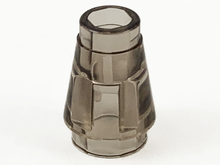 Plaatje in Gallery viewer laden, LEGO® los onderdeel Kegel in kleur Doorzichtig Zwart 4589b