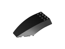 Plaatje in Gallery viewer laden, LEGO® los onderdeel Voorruit in kleur Zwart 45705