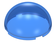 Plaatje in Gallery viewer laden, LEGO® los onderdeel Cilinder Doorzichtig Donkerblauw 86500