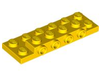 LEGO® los onderdeel Plaat Aangepast in kleur Geel 87609