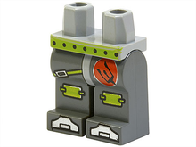 Plaatje in Gallery viewer laden, LEGO® Benen met Motief Licht Blauwachtig Grijs 970c85pb02