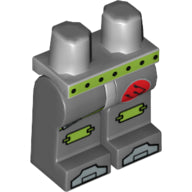 Plaatje in Gallery viewer laden, LEGO® Benen met Motief Licht Blauwachtig Grijs 970c85pb02