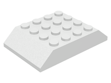 Plaatje in Gallery viewer laden, LEGO® los onderdeel Dakpan Algemeen in kleur Wit 32083