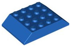 LEGO® los onderdeel Dakpan Algemeen in kleur Blauw 32083