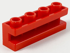 LEGO® los onderdeel Steen Aangepast in kleur Rood 2653