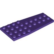 LEGO® los onderdeel Wig Plaat in kleur Donkerpaars 2413