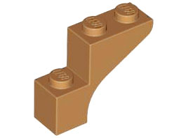 LEGO® los onderdeel Steen Boog in kleur Medium Noga 88292
