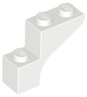 LEGO® los onderdeel Steen Boog in kleur Wit 88292