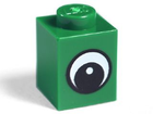 LEGO® los onderdeel Steen met Motief Groen 3005pb011